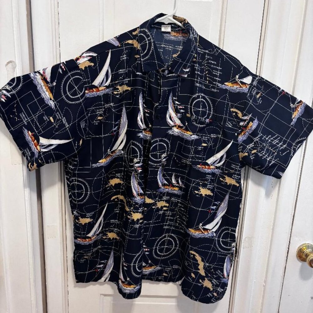 Vintage Sailboat Shirt Paradise XL Brand Very Nice Shirt